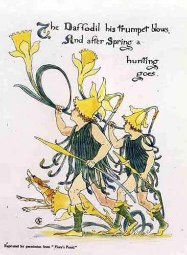 PMEFGJDPE Bekannt Deko Kunstdrucke Bilder Tier Poster Narzissen-trompetenschläge von walter crane Abstrakte Leinwand Kunst für Wohnzimmerdekoration 60x90cm PMEFGJDPE Bekannt Deko Kunstdrucke Bilder Tier Poster Narzissen-trompetenschläge von walter crane Abstrakte Leinwand Kunst für Wohnzimmerdekoration 60x90cm von PMEFGJDPE
