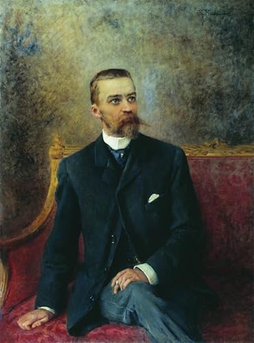 PMEFGJDPE Bekannt Deko Kunstdrucke Bilder Tier Poster Porträt Von Ag Kusnezow Von Konstantin Jegorowitsch Makowski Abstrakte Leinwand Kunst für Wohnzimmerdekoration 60x90cm PMEFGJDPE Bekannt Deko Kunstdrucke Bilder Tier Poster Porträt Von Ag Kusnezow Von Konstantin Jegorowitsch Makowski Abstrakte Leinwand Kunst für Wohnzimmerdekoration 60x90cm von PMEFGJDPE