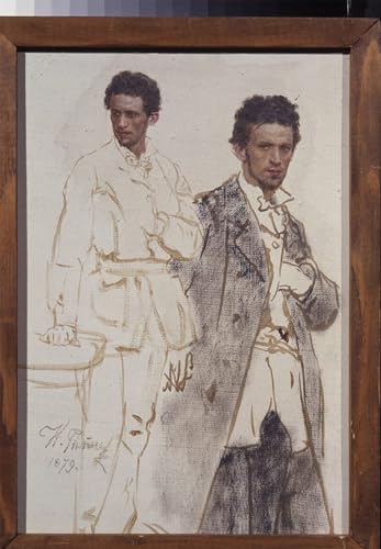 PMEFGJDPE Bekannt Deko Kunstdrucke Bilder Tier Poster Porträt von Nikolai Ventsel von Ilja Jefimowitsch Repin Abstrakte Leinwand Kunst für Wohnzimmerdekoration 60x90cm PMEFGJDPE Bekannt Deko Kunstdrucke Bilder Tier Poster Porträt von Nikolai Ventsel von Ilja Jefimowitsch Repin Abstrakte Leinwand Kunst für Wohnzimmerdekoration 60x90cm von PMEFGJDPE