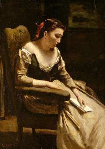PMEFGJDPE Bekannt Deko Kunstdrucke Bilder Tier Poster der Buchstabe. von Jean Baptiste Camille Corot Abstrakte Leinwand Kunst für Wohnzimmerdekoration 60x90cm PMEFGJDPE Bekannt Deko Kunstdrucke Bilder Tier Poster der Buchstabe. von Jean Baptiste Camille Corot Abstrakte Leinwand Kunst für Wohnzimmerdekoration 60x90cm von PMEFGJDPE