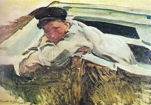 PMEFGJDPE Bekannt Deko Kunstdrucke Bilder Tier Poster der Grumete M von Joaquín Sorolla Abstrakte Leinwand Kunst für Wohnzimmerdekoration 60x90cm PMEFGJDPE Bekannt Deko Kunstdrucke Bilder Tier Poster der Grumete M von Joaquín Sorolla Abstrakte Leinwand Kunst für Wohnzimmerdekoration 60x90cm von PMEFGJDPE