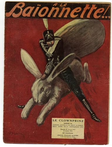 PMEFGJDPE Bekannt Dekorative Bilder Graffiti Wandbild Cover La Baionnette Satirical in Colours von Leonetto Cappiello Graffiti Leinwanddruck für Wanddekoration 60x90cm von PMEFGJDPE