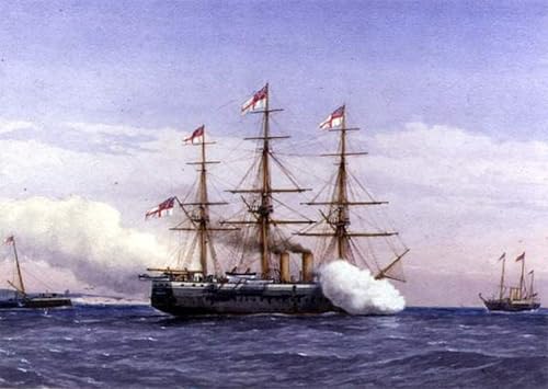 PMEFGJDPE Bekannt Dekorative Bilder Graffiti Wandbild Hms Bacchante mit Hm Yacht Osborne von William Frederick Mitchell Graffiti Leinwanddruck für Wanddekoration 60x90cm PMEFGJDPE Bekannt Dekorative Bilder Graffiti Wandbild Hms Bacchante mit Hm Yacht Osborne von William Frederick Mitchell Graffiti Leinwanddruck für Wanddekoration 60x90cm von PMEFGJDPE