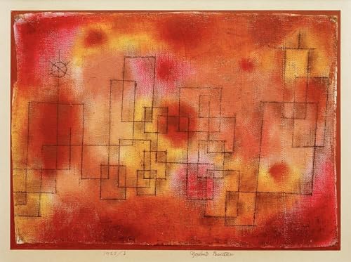 PMEFGJDPE Bekannt Leinwand Wandkunst Malerei Wandkunst Geplante Ba von Paul Klee Mode Leinwand Malerei für Office Home Decor 60x90cm von PMEFGJDPE