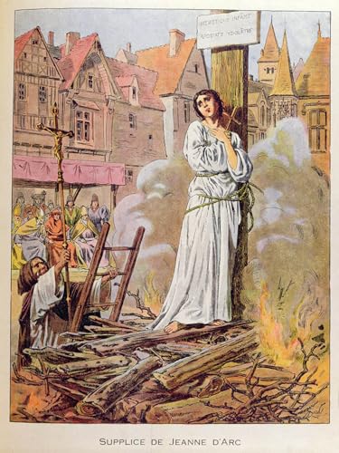 PMEFGJDPE Bekannt Leinwand Wandkunst Malerei Wandkunst Jeanne d'Arc auf dem Scheiterhaufen von Frederic Theodore Lix Mode Leinwand Malerei für Office Home Decor 60x90cm PMEFGJDPE Bekannt Leinwand Wandkunst Malerei Wandkunst Jeanne d'Arc auf dem Scheiterhaufen von Frederic Theodore Lix Mode Leinwand Malerei für Office Home Decor 60x90cm von PMEFGJDPE