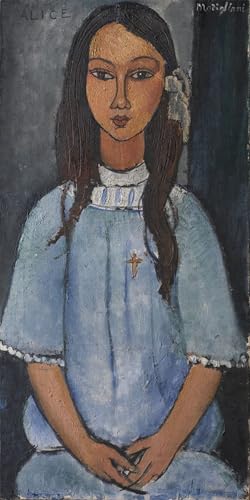 PMEFGJDPE Bekannt Poster Kunstdrucke Porträts Wandkunst Alice von amedeo modigliani Leinwand Ölgemälde für Heimtextilien 60x90cm PMEFGJDPE Bekannt Poster Kunstdrucke Porträts Wandkunst Alice von amedeo modigliani Leinwand Ölgemälde für Heimtextilien 60x90cm von PMEFGJDPE