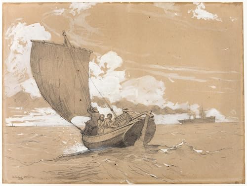 PMEFGJDPE Bekannt Poster Kunstdrucke Porträts Wandkunst Angeln vor scarborough von winslow homer Leinwand Ölgemälde für Heimtextilien 60x90cm PMEFGJDPE Bekannt Poster Kunstdrucke Porträts Wandkunst Angeln vor scarborough von winslow homer Leinwand Ölgemälde für Heimtextilien 60x90cm von PMEFGJDPE