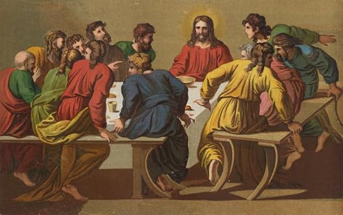 PMEFGJDPE Bekannt Poster Kunstdrucke Porträts Wandkunst Das Letzte Abendmahl Von Raffaello Sanzio Raphael Leinwand Ölgemälde für Heimtextilien 60x90cm PMEFGJDPE Bekannt Poster Kunstdrucke Porträts Wandkunst Das Letzte Abendmahl Von Raffaello Sanzio Raphael Leinwand Ölgemälde für Heimtextilien 60x90cm von PMEFGJDPE