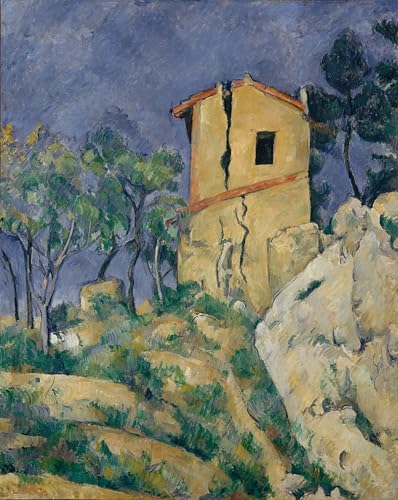 PMEFGJDPE Bekannt Poster Kunstdrucke Porträts Wandkunst Das haus mit den rissigen Wänden von paul cézanne Leinwand Ölgemälde für Heimtextilien 60x90cm PMEFGJDPE Bekannt Poster Kunstdrucke Porträts Wandkunst Das haus mit den rissigen Wänden von paul cézanne Leinwand Ölgemälde für Heimtextilien 60x90cm von PMEFGJDPE