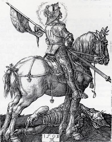 PMEFGJDPE Bekannt Poster Kunstdrucke Porträts Wandkunst Der Heilige Georg Zu Pferd Von Albrecht Dürer Leinwand Ölgemälde für Heimtextilien 60x90cm PMEFGJDPE Bekannt Poster Kunstdrucke Porträts Wandkunst Der Heilige Georg Zu Pferd Von Albrecht Dürer Leinwand Ölgemälde für Heimtextilien 60x90cm von PMEFGJDPE