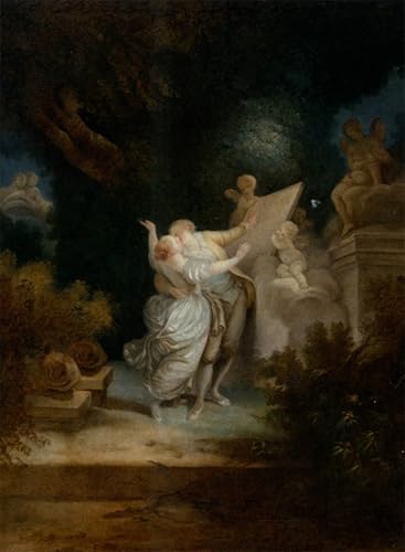 PMEFGJDPE Bekannt Poster Kunstdrucke Porträts Wandkunst Die Predigt Der Liebe Von Jean-honore Leinwand Ölgemälde für Heimtextilien 60x90cm PMEFGJDPE Bekannt Poster Kunstdrucke Porträts Wandkunst Die Predigt Der Liebe Von Jean-honore Leinwand Ölgemälde für Heimtextilien 60x90cm von PMEFGJDPE