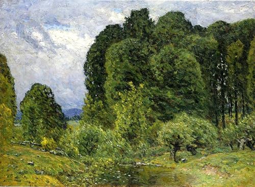 PMEFGJDPE Bekannt Poster Kunstdrucke Porträts Wandkunst Frühlingsnachmittag von john enneking Leinwand Ölgemälde für Heimtextilien 60x90cm PMEFGJDPE Bekannt Poster Kunstdrucke Porträts Wandkunst Frühlingsnachmittag von john enneking Leinwand Ölgemälde für Heimtextilien 60x90cm von PMEFGJDPE