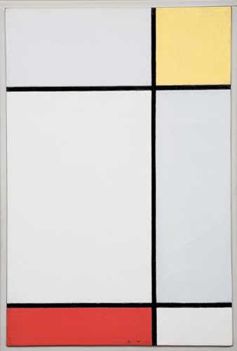 PMEFGJDPE Bekannt Poster Kunstdrucke Porträts Wandkunst Komposition mit gelb und rot von piet mondrian Leinwand Ölgemälde für Heimtextilien 60x90cm PMEFGJDPE Bekannt Poster Kunstdrucke Porträts Wandkunst Komposition mit gelb und rot von piet mondrian Leinwand Ölgemälde für Heimtextilien 60x90cm von PMEFGJDPE