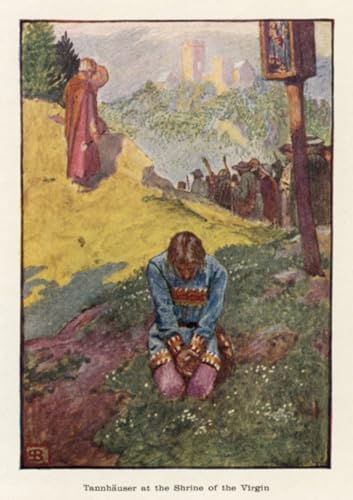 PMEFGJDPE Bekannt Poster Kunstdrucke Porträts Wandkunst Tannhauser am Heiligtum der Jungfrau von Byam Liston Shaw Leinwand Ölgemälde für Heimtextilien 60x90cm PMEFGJDPE Bekannt Poster Kunstdrucke Porträts Wandkunst Tannhauser am Heiligtum der Jungfrau von Byam Liston Shaw Leinwand Ölgemälde für Heimtextilien 60x90cm von PMEFGJDPE