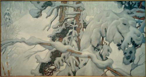 PMEFGJDPE Bekannt Poster Kunstdrucke Porträts Wandkunst Winter von Akseli Valdemar Gallen Kallela Leinwand Ölgemälde für Heimtextilien 60x90cm von PMEFGJDPE