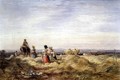 PMEFGJDPE Bekannt Poster Kunstdrucke Porträts Wandkunst im Hayfield von David Cox Leinwand Ölgemälde für Heimtextilien 60x90cm PMEFGJDPE Bekannt Poster Kunstdrucke Porträts Wandkunst im Hayfield von David Cox Leinwand Ölgemälde für Heimtextilien 60x90cm von PMEFGJDPE