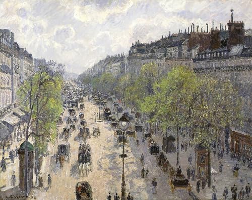 PMEFGJDPE Bekannt Poster Wandbilder Gemalde Kunst Poster Boulevard montmartre spring von camille jacob pissarro Vintage Leinwandkunst für Schlafzimmer Home Decor 60x90cm PMEFGJDPE Bekannt Poster Wandbilder Gemalde Kunst Poster Boulevard montmartre spring von camille jacob pissarro Vintage Leinwandkunst für Schlafzimmer Home Decor 60x90cm von PMEFGJDPE