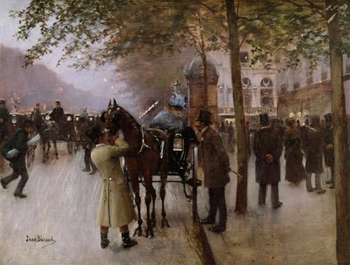 PMEFGJDPE Berühmte Gemälde Deko Kunstdrucke Bilder Tier Poster Der Boulevardabend Vor Dem Café Napolitain Von Jean Beraud Abstrakte Leinwand Kunst für Wohnzimmerdekoration 60x90cm PMEFGJDPE Berühmte Gemälde Deko Kunstdrucke Bilder Tier Poster Der Boulevardabend Vor Dem Café Napolitain Von Jean Beraud Abstrakte Leinwand Kunst für Wohnzimmerdekoration 60x90cm von PMEFGJDPE