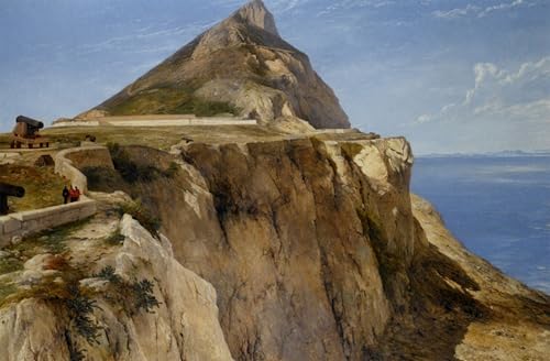 PMEFGJDPE Berühmte Gemälde Deko Kunstdrucke Bilder Tier Poster Der felsen von gibr von frederick richard Abstrakte Leinwand Kunst für Wohnzimmerdekoration 60x90cm PMEFGJDPE Berühmte Gemälde Deko Kunstdrucke Bilder Tier Poster Der felsen von gibr von frederick richard Abstrakte Leinwand Kunst für Wohnzimmerdekoration 60x90cm von PMEFGJDPE