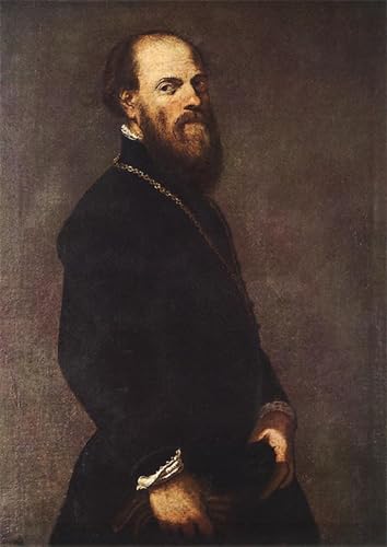 PMEFGJDPE Berühmte Gemälde Deko Kunstdrucke Bilder Tier Poster Mann mit goldener Spitze von jacopo Robusti tintoretto Abstrakte Leinwand Kunst für Wohnzimmerdekoration 60x90cm PMEFGJDPE Berühmte Gemälde Deko Kunstdrucke Bilder Tier Poster Mann mit goldener Spitze von jacopo Robusti tintoretto Abstrakte Leinwand Kunst für Wohnzimmerdekoration 60x90cm von PMEFGJDPE