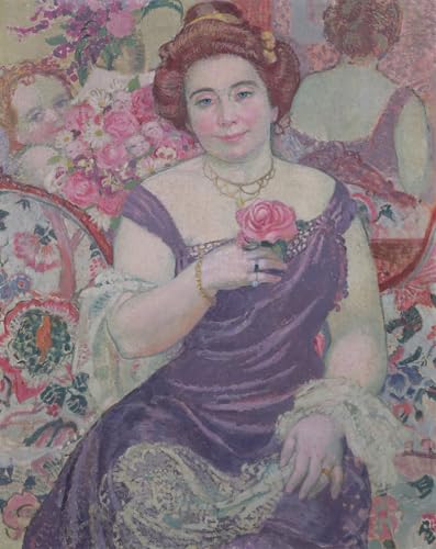 PMEFGJDPE Berühmte Gemälde Deko Kunstdrucke Bilder Tier Poster Marthe mit einer Rose von Maurice Denis Abstrakte Leinwand Kunst für Wohnzimmerdekoration 60x90cm PMEFGJDPE Berühmte Gemälde Deko Kunstdrucke Bilder Tier Poster Marthe mit einer Rose von Maurice Denis Abstrakte Leinwand Kunst für Wohnzimmerdekoration 60x90cm von PMEFGJDPE