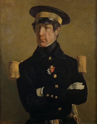 PMEFGJDPE Berühmte Gemälde Deko Kunstdrucke Bilder Tier Poster Pierre Claude Aimable Gachot Marineleutnant Von Jean Francois Millits Abstrakte Leinwand Kunst für Wohnzimmerdekoration 60x90cm von PMEFGJDPE