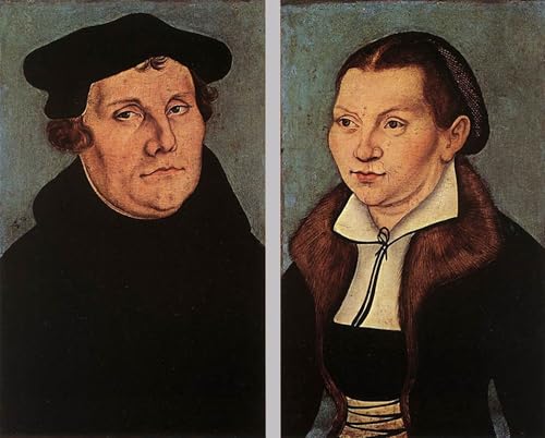 PMEFGJDPE Berühmte Gemälde Deko Kunstdrucke Bilder Tier Poster Porträts Luther und Catherine Bore Abstrakte Leinwand Kunst für Wohnzimmerdekoration 60x90cm PMEFGJDPE Berühmte Gemälde Deko Kunstdrucke Bilder Tier Poster Porträts Luther und Catherine Bore Abstrakte Leinwand Kunst für Wohnzimmerdekoration 60x90cm von PMEFGJDPE