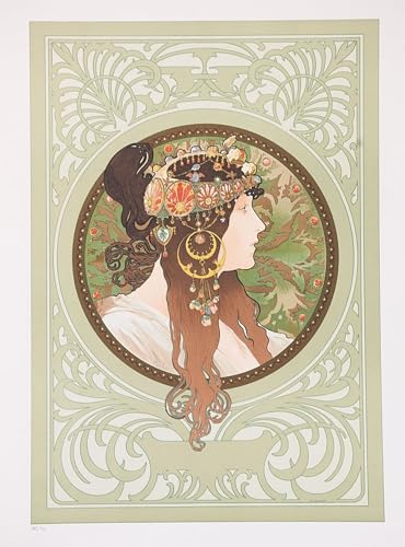 PMEFGJDPE Berühmte Gemälde Deko Kunstdrucke Bilder Tier Poster Poster für Job Tissue Paper von Alphonse Mucha Abstrakte Leinwand Kunst für Wohnzimmerdekoration 60x90cm PMEFGJDPE Berühmte Gemälde Deko Kunstdrucke Bilder Tier Poster Poster für Job Tissue Paper von Alphonse Mucha Abstrakte Leinwand Kunst für Wohnzimmerdekoration 60x90cm von PMEFGJDPE