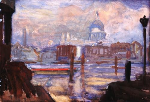 PMEFGJDPE Berühmte Gemälde Deko Kunstdrucke Bilder Tier Poster St. Pauls im November von George Clausen Abstrakte Leinwand Kunst für Wohnzimmerdekoration 60x90cm PMEFGJDPE Berühmte Gemälde Deko Kunstdrucke Bilder Tier Poster St. Pauls im November von George Clausen Abstrakte Leinwand Kunst für Wohnzimmerdekoration 60x90cm von PMEFGJDPE