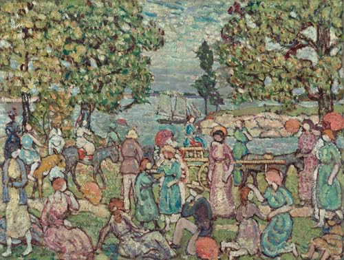 PMEFGJDPE Berühmte Gemälde Deko Kunstdrucke Bilder Tier Poster am Strand Nein von Maurice Brazil Prendergast Abstrakte Leinwand Kunst für Wohnzimmerdekoration 60x90cm PMEFGJDPE Berühmte Gemälde Deko Kunstdrucke Bilder Tier Poster am Strand Nein von Maurice Brazil Prendergast Abstrakte Leinwand Kunst für Wohnzimmerdekoration 60x90cm von PMEFGJDPE