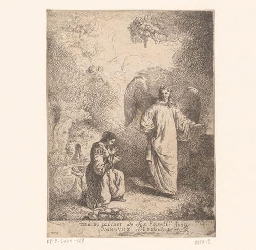 PMEFGJDPE Berühmte Gemälde Dekorative Bilder Graffiti Wandbild Annunciatie von Jean Jacques Ii Lagrenee Graffiti Leinwanddruck für Wanddekoration 60x90cm PMEFGJDPE Berühmte Gemälde Dekorative Bilder Graffiti Wandbild Annunciatie von Jean Jacques Ii Lagrenee Graffiti Leinwanddruck für Wanddekoration 60x90cm von PMEFGJDPE