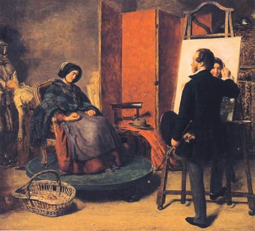 PMEFGJDPE Berühmte Gemälde Dekorative Bilder Graffiti Wandbild Das schlafende Modell von william powell frith Graffiti Leinwanddruck für Wanddekoration 60x90cm PMEFGJDPE Berühmte Gemälde Dekorative Bilder Graffiti Wandbild Das schlafende Modell von william powell frith Graffiti Leinwanddruck für Wanddekoration 60x90cm von PMEFGJDPE