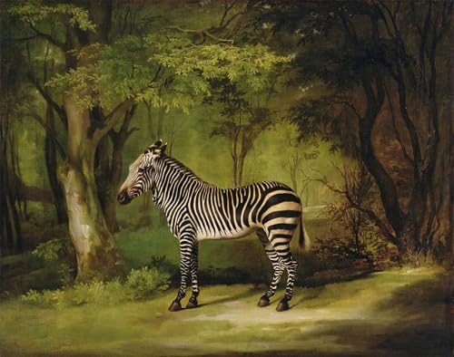 PMEFGJDPE Berühmte Gemälde Dekorative Bilder Graffiti Wandbild Ein zebra von george stubbs Graffiti Leinwanddruck für Wanddekoration 60x90cm PMEFGJDPE Berühmte Gemälde Dekorative Bilder Graffiti Wandbild Ein zebra von george stubbs Graffiti Leinwanddruck für Wanddekoration 60x90cm von PMEFGJDPE