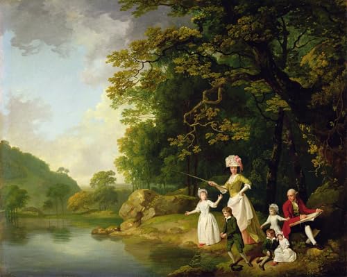 PMEFGJDPE Berühmte Gemälde Dekorative Bilder Graffiti Wandbild George und Mary Browne mit ihren fünf älteren Kindern von Wheatley Graffiti Leinwanddruck für Wanddekoration 60x90cm PMEFGJDPE Berühmte Gemälde Dekorative Bilder Graffiti Wandbild George und Mary Browne mit ihren fünf älteren Kindern von Wheatley Graffiti Leinwanddruck für Wanddekoration 60x90cm von PMEFGJDPE