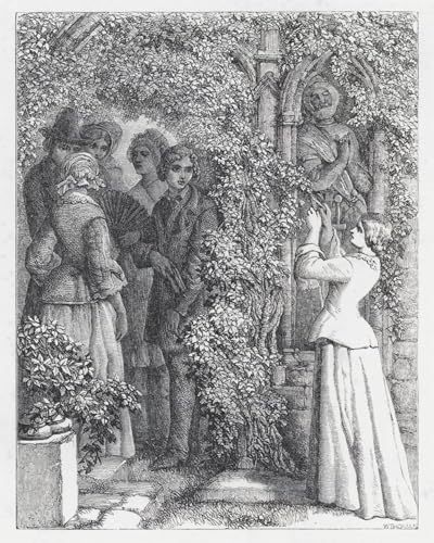 PMEFGJDPE Berühmte Gemälde Dekorative Bilder Graffiti Wandbild Illustration für Tennysons Gedicht von Daniel Maclise Graffiti Leinwanddruck für Wanddekoration 60x90cm PMEFGJDPE Berühmte Gemälde Dekorative Bilder Graffiti Wandbild Illustration für Tennysons Gedicht von Daniel Maclise Graffiti Leinwanddruck für Wanddekoration 60x90cm von PMEFGJDPE
