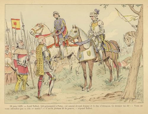 PMEFGJDPE Berühmte Gemälde Dekorative Bilder Graffiti Wandbild Jeanne d'Arc von Paul De Semant Graffiti Leinwanddruck für Wanddekoration 60x90cm PMEFGJDPE Berühmte Gemälde Dekorative Bilder Graffiti Wandbild Jeanne d'Arc von Paul De Semant Graffiti Leinwanddruck für Wanddekoration 60x90cm von PMEFGJDPE