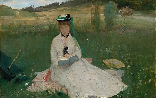 PMEFGJDPE Berühmte Gemälde Dekorative Bilder Graffiti Wandbild Lesung von berthe Morisot Graffiti Leinwanddruck für Wanddekoration 60x90cm PMEFGJDPE Berühmte Gemälde Dekorative Bilder Graffiti Wandbild Lesung von berthe Morisot Graffiti Leinwanddruck für Wanddekoration 60x90cm von PMEFGJDPE
