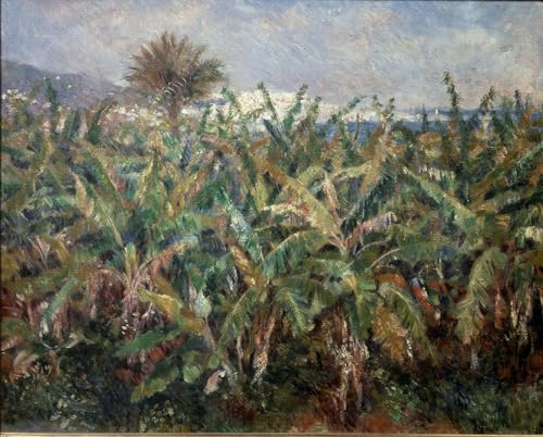 PMEFGJDPE Berühmte Gemälde Leinwand Wandkunst Malerei Wandkunst Bananenfeld von pierre auguste renoir Mode Leinwand Malerei für Office Home Decor 60x90cm PMEFGJDPE Berühmte Gemälde Leinwand Wandkunst Malerei Wandkunst Bananenfeld von pierre auguste renoir Mode Leinwand Malerei für Office Home Decor 60x90cm von PMEFGJDPE