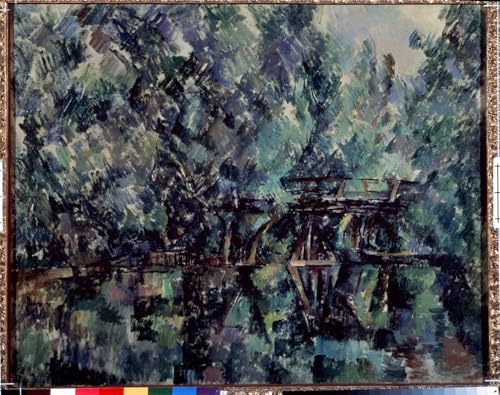 PMEFGJDPE Berühmte Gemälde Leinwand Wandkunst Malerei Wandkunst Brücke über den teich Gemälde von paul cézanne Mode Leinwand Malerei für Office Home Decor 60x90cm PMEFGJDPE Berühmte Gemälde Leinwand Wandkunst Malerei Wandkunst Brücke über den teich Gemälde von paul cézanne Mode Leinwand Malerei für Office Home Decor 60x90cm von PMEFGJDPE