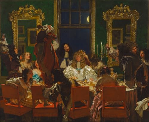PMEFGJDPE Berühmte Gemälde Leinwand Wandkunst Malerei Wandkunst Das Leben Von Buckingham Von Augustus Leopold Egg Mode Leinwand Malerei für Office Home Decor 60x90cm PMEFGJDPE Berühmte Gemälde Leinwand Wandkunst Malerei Wandkunst Das Leben Von Buckingham Von Augustus Leopold Egg Mode Leinwand Malerei für Office Home Decor 60x90cm von PMEFGJDPE