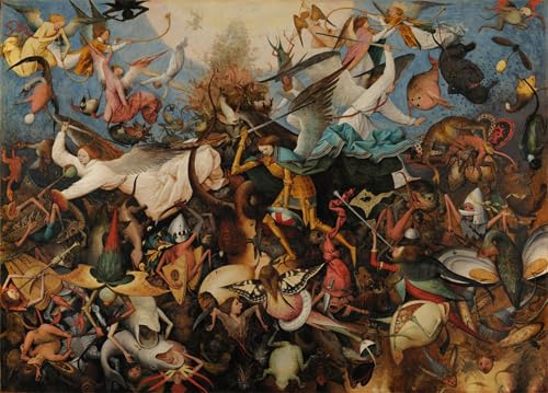 PMEFGJDPE Berühmte Gemälde Leinwand Wandkunst Malerei Wandkunst Der fall der rebellischen engel von pieter bruegel dem älteren Mode Leinwand Malerei für Office Home Decor 60x90cm PMEFGJDPE Berühmte Gemälde Leinwand Wandkunst Malerei Wandkunst Der fall der rebellischen engel von pieter bruegel dem älteren Mode Leinwand Malerei für Office Home Decor 60x90cm von PMEFGJDPE