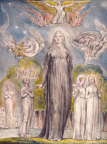 PMEFGJDPE Berühmte Gemälde Leinwand Wandkunst Malerei Wandkunst Melancholie von william blake Mode Leinwand Malerei für Office Home Decor 60x90cm PMEFGJDPE Berühmte Gemälde Leinwand Wandkunst Malerei Wandkunst Melancholie von william blake Mode Leinwand Malerei für Office Home Decor 60x90cm von PMEFGJDPE