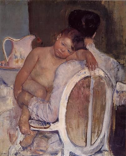 PMEFGJDPE Berühmte Gemälde Leinwand Wandkunst Malerei Wandkunst Mutter Hält Ein Kind in Ihren Armen Von Mary Cassatt Mode Leinwand Malerei für Office Home Decor 60x90cm PMEFGJDPE Berühmte Gemälde Leinwand Wandkunst Malerei Wandkunst Mutter Hält Ein Kind in Ihren Armen Von Mary Cassatt Mode Leinwand Malerei für Office Home Decor 60x90cm von PMEFGJDPE