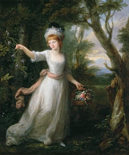 PMEFGJDPE Berühmte Gemälde Leinwand Wandkunst Malerei Wandkunst Porträt von Henrietta Laura Pulteney von Angelica Kauffmann Mode Leinwand Malerei für Office Home Decor 60x90cm PMEFGJDPE Berühmte Gemälde Leinwand Wandkunst Malerei Wandkunst Porträt von Henrietta Laura Pulteney von Angelica Kauffmann Mode Leinwand Malerei für Office Home Decor 60x90cm von PMEFGJDPE