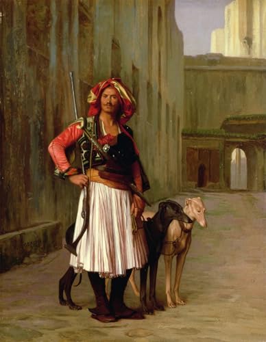 PMEFGJDPE Berühmte Gemälde Poster Kunstdrucke Porträts Wandkunst Arnaut von Kairo von Jean Leon Gerome Leinwand Ölgemälde für Heimtextilien 60x90cm PMEFGJDPE Berühmte Gemälde Poster Kunstdrucke Porträts Wandkunst Arnaut von Kairo von Jean Leon Gerome Leinwand Ölgemälde für Heimtextilien 60x90cm von PMEFGJDPE