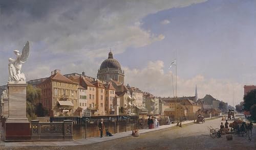 PMEFGJDPE Berühmte Gemälde Poster Kunstdrucke Porträts Wandkunst Blick auf die hintere Fassade der Häuser am Schloss Freiheit von Eduard Gaertner Leinwand Ölgemälde für Heimtextilien 60x90cm PMEFGJDPE Berühmte Gemälde Poster Kunstdrucke Porträts Wandkunst Blick auf die hintere Fassade der Häuser am Schloss Freiheit von Eduard Gaertner Leinwand Ölgemälde für Heimtextilien 60x90cm von PMEFGJDPE
