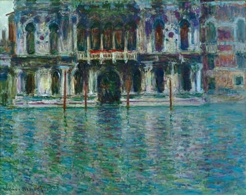 PMEFGJDPE Berühmte Gemälde Poster Kunstdrucke Porträts Wandkunst Das Palais Contarini Von Claude Monet Leinwand Ölgemälde für Heimtextilien 60x90cm PMEFGJDPE Berühmte Gemälde Poster Kunstdrucke Porträts Wandkunst Das Palais Contarini Von Claude Monet Leinwand Ölgemälde für Heimtextilien 60x90cm von PMEFGJDPE