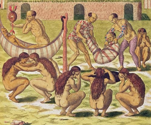 PMEFGJDPE Berühmte Gemälde Poster Kunstdrucke Porträts Wandkunst Der kleine König Pipo Jep Wasu kehrt krank nach Hause zurück von Theodore De Bry Leinwand Ölgemälde für Heimtextilien 60x90cm von PMEFGJDPE
