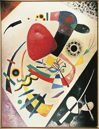 PMEFGJDPE Berühmte Gemälde Poster Kunstdrucke Porträts Wandkunst DeutschlandMuichered Spot von Wassily Kandinsky Leinwand Ölgemälde für Heimtextilien 60x90cm PMEFGJDPE Berühmte Gemälde Poster Kunstdrucke Porträts Wandkunst DeutschlandMuichered Spot von Wassily Kandinsky Leinwand Ölgemälde für Heimtextilien 60x90cm von PMEFGJDPE