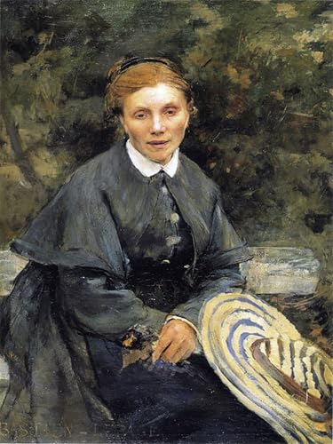 PMEFGJDPE Berühmte Gemälde Poster Kunstdrucke Porträts Wandkunst Porträt der mutter des künstlers von jules bastien-lepage Leinwand Ölgemälde für Heimtextilien 60x90cm PMEFGJDPE Berühmte Gemälde Poster Kunstdrucke Porträts Wandkunst Porträt der mutter des künstlers von jules bastien-lepage Leinwand Ölgemälde für Heimtextilien 60x90cm von PMEFGJDPE